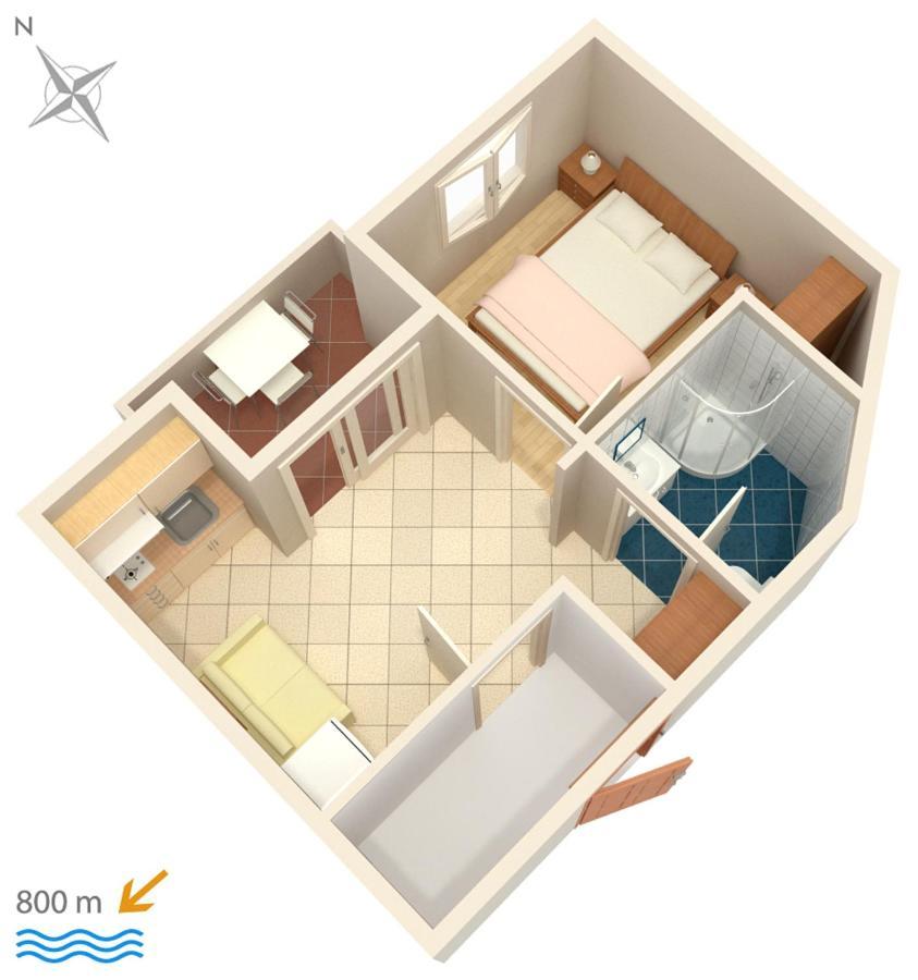 Apartments And Rooms With Parking Space Njivice, Krk - 5458 Екстер'єр фото