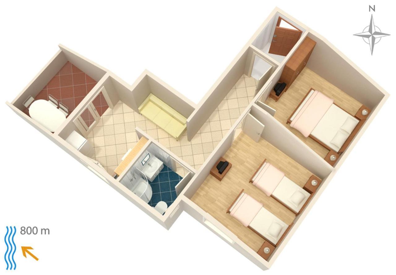 Apartments And Rooms With Parking Space Njivice, Krk - 5458 Екстер'єр фото